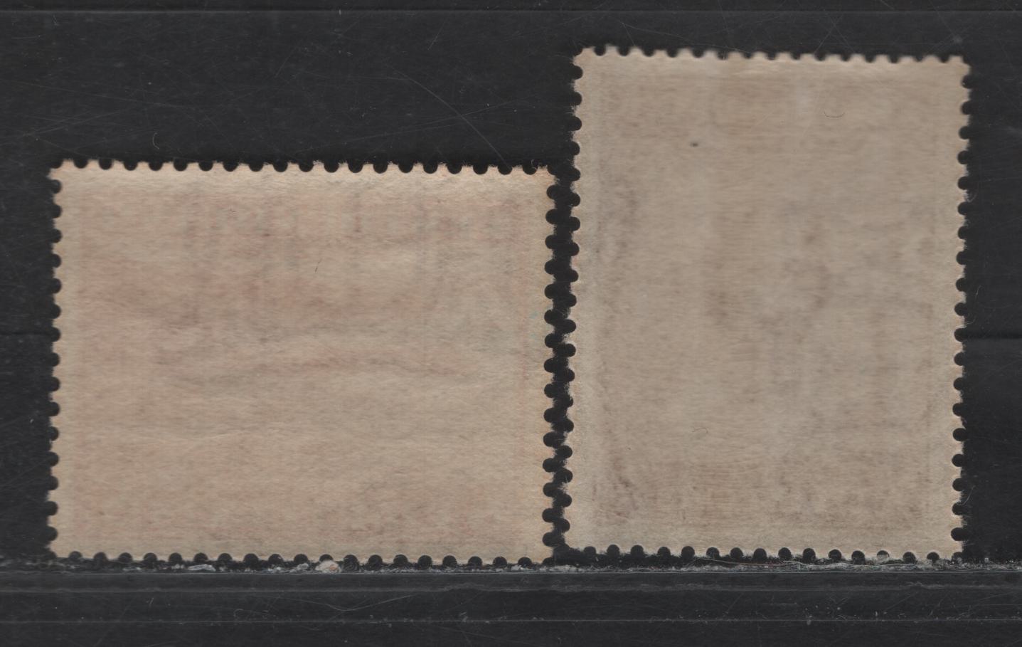 Lot 191 Newfoundland #208-209 7c-8c Red Brown & Brownish Red Duchess Of York & Corner Brook Paper Mill, 1932-1937 Perkins Bacon Resources Issue, 2 VFNH Singles