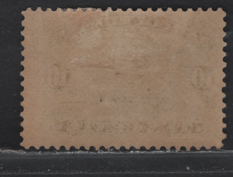 Lot 91 Newfoundland #59 10c Black, 1887-1897 Queen Victoria Definitive Issue, A FOG Single On Paper Cents-NN, Perf 12.25x12.2