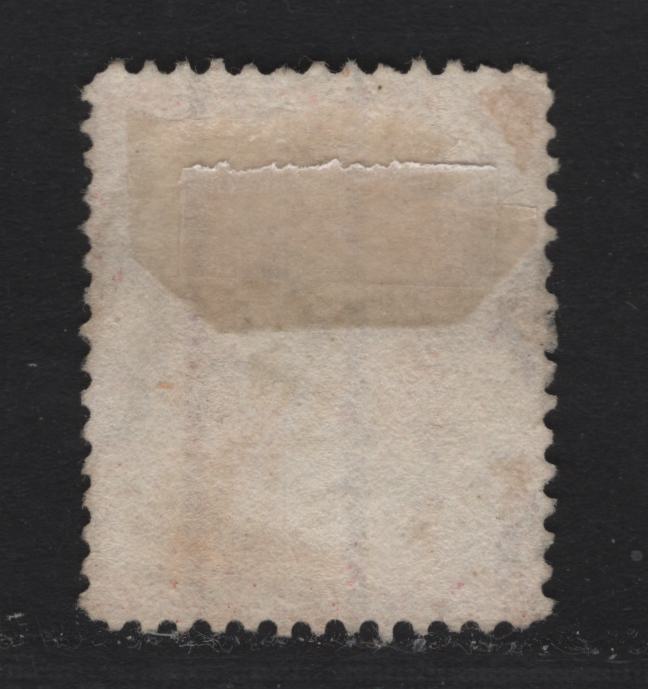 Lot 12 Bahamas SG#43 4d Rose Queen Victoria, 1882 Queen Victoria Sideface Issue, A Fine Used Single, Perf 14, Crown CA Wmk, Clear Barred 'B' Cancel.
