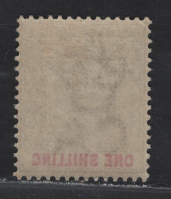 Lot 27 Bahamas SG#67 1/- Gray Black & Carmine King Edward VII, 1902-1907 King Edward VII Keyplates Issue, A VFOG Single, Crown CA Wmks