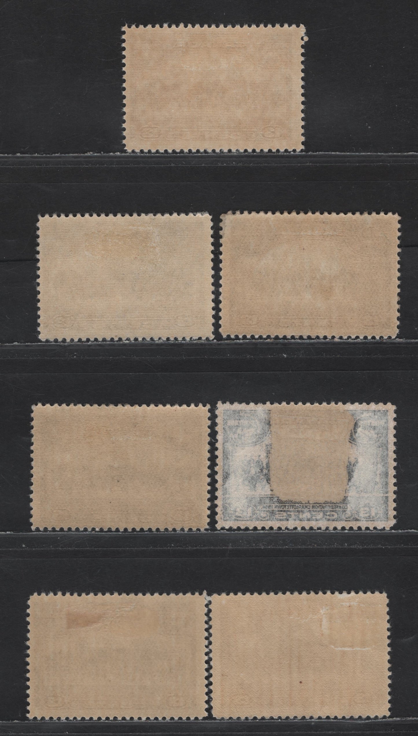 Lot 334 Canada (C) #224 13c Dull Violet - Deep Rose Lilac Charlottetown, 1935 KGV Pictorial Issue, 7 FOG Singles, CBN-GG, CBN-QQQ & CBN-XXX Papers, Perfs 12.1x11.9, 12, 12x11.85, 11.95, 11.8x12 & 11.9x12