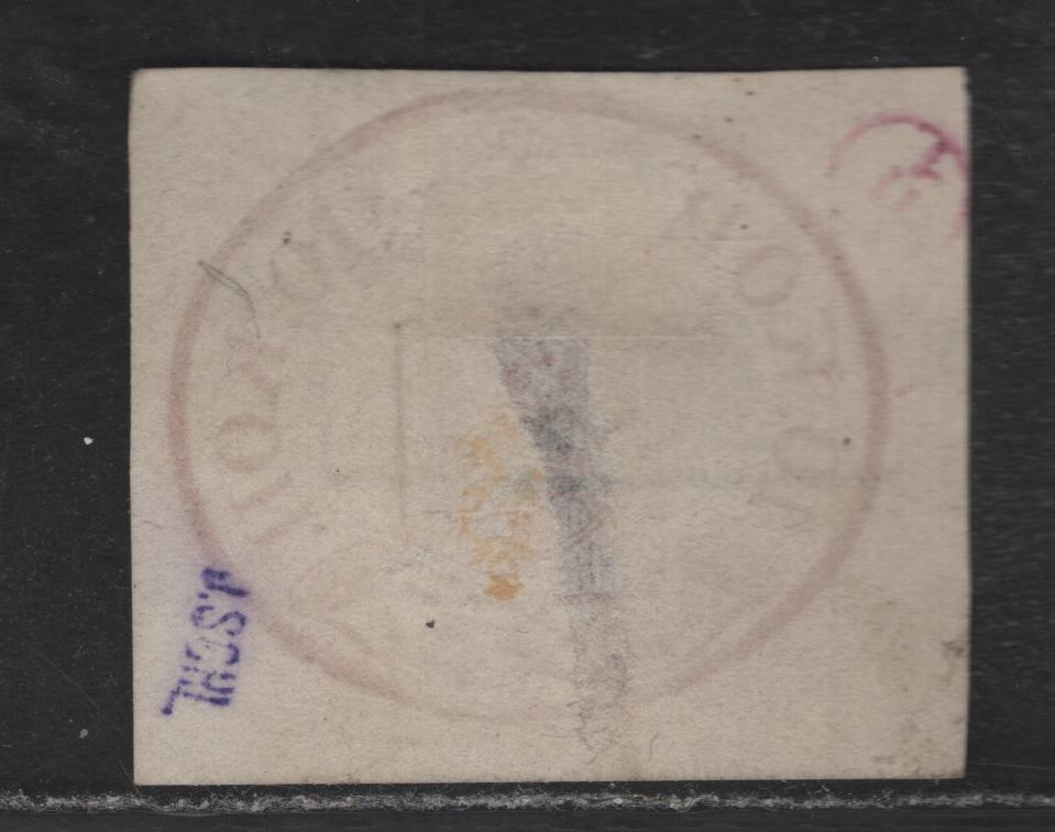 Lot 92 Finland (C) SC#2f 10k Dark Carmine Posthorn & Lion, 1856-1858 Posthorn & Lion Issue, A Very Good Used Single, Wove Paper, Full To Large Margins On 3 Sides, Close But Clear At Top.