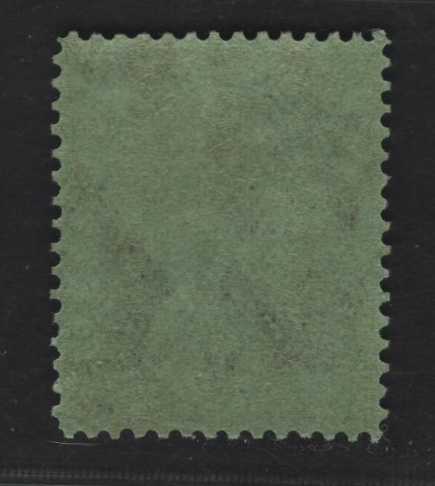 Lot 78A Bermuda SG#87a 1/- Brownish Black on Yellow Green Caravel, 1922-1934 Caravel Definitive Issue, A VFNH Single, Line Perf