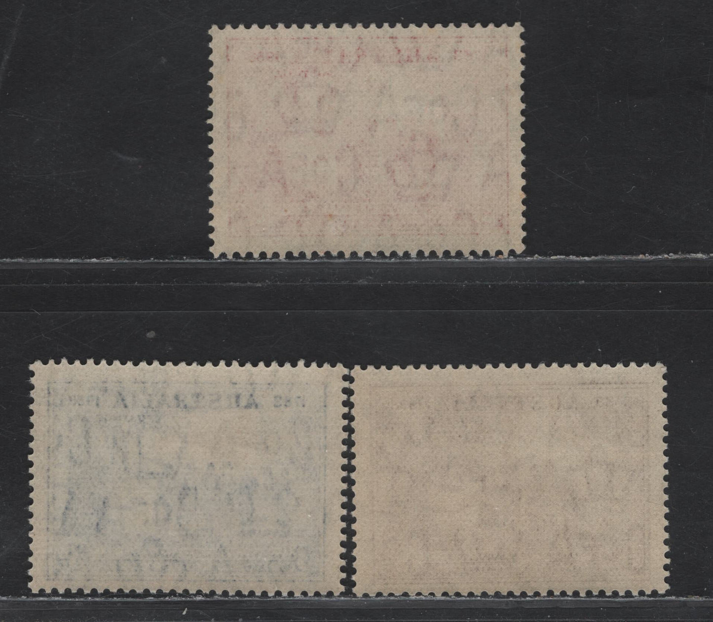 Lot 168 Australia SG#193-195 2d - 9d Scarlet - Purple , 1937 150th Anniv of Founding of NSW Issue, 3 VFNH Singles