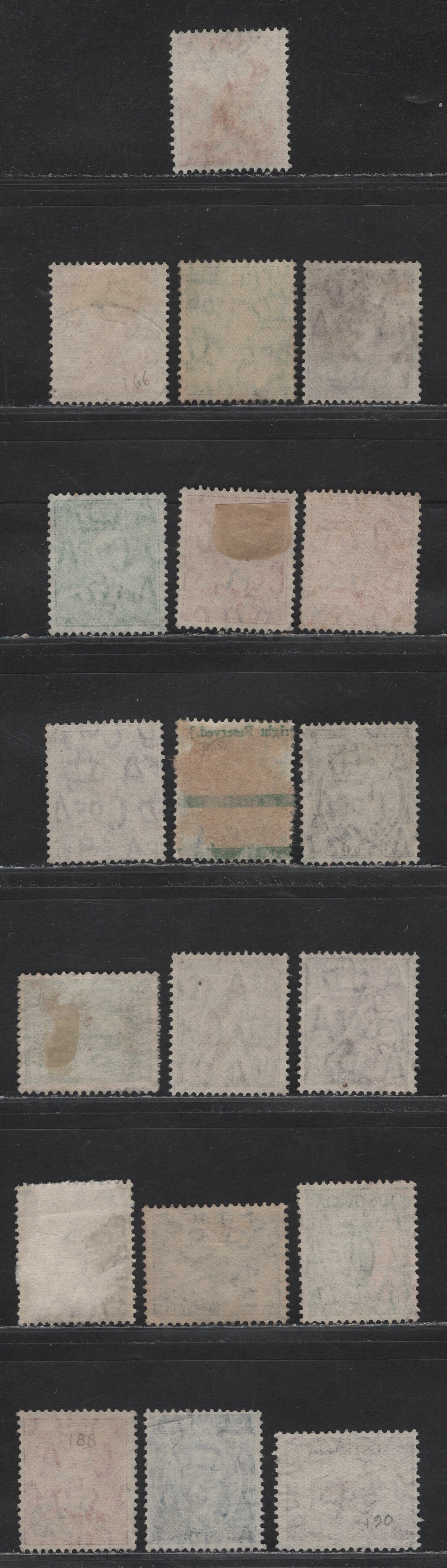 Lot 251 Australia (C) SG#179-181, 183-190a, 191-192, 200-202, 184w 1/2d - 5.5d on 5d Orange - Purple , 1937-1949 Zoological & Surcharged Issues, 19 Fine/Very Fine Used Singles, Perf 15x14 or 14x15, Includes 2d With Inverted Wmk