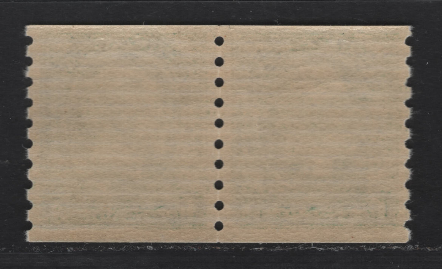 Lot 336 Canada #205 1c Dark Green King George V, 1932-1935 Medallion Issue, A VFNH Coil Pair On BABN-A Paper, Perf. 8.75 Vertically, 18.5 x 21.75 mm Design