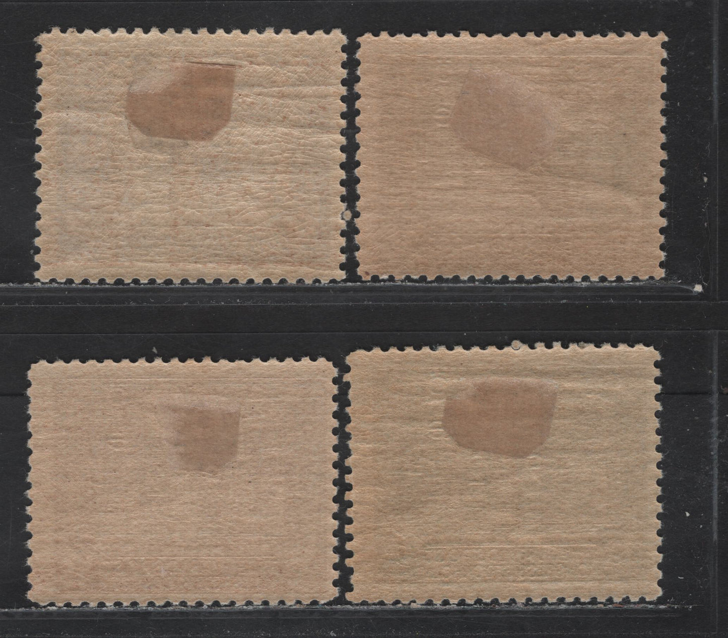 Lot 89 Sweden SC#205-208 45o - 80o Deep Brown - Myrtle Green Stockholm SkylineKing Gustaf V, 1924 UPU Issue, 4 F/VFOG Singles