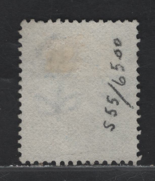 Lot 252 Great Britain #120b 2/- Milky Blue Queen Victoria, 1867-1880 Surface Printed Issue With Large White Corner Letters, A VG Unused Single No Gum, See Description Regarding Shade, Also Checked Under UV With No Signs Of Cleaning, Cat 24,000 GBP!