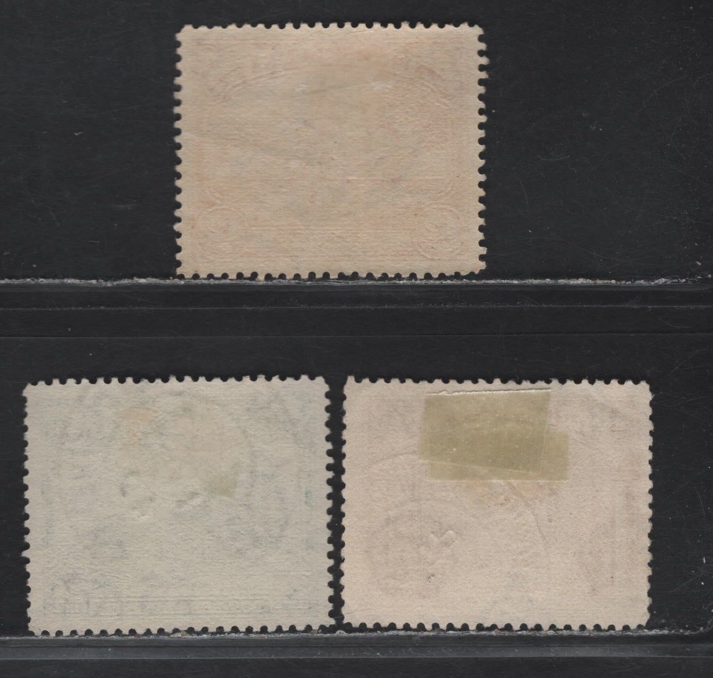 Lot 307 British Guiana SG#293, 312a, 314 12c - 48c Orange - Orange Yellow , 1934-1952 KGVI Pictorial Issues, 3 Fine/Very Fine Used Singles, 1949-1950 Printings, Perf 12.5 On Opaque Paper With Barely Visible Wmk