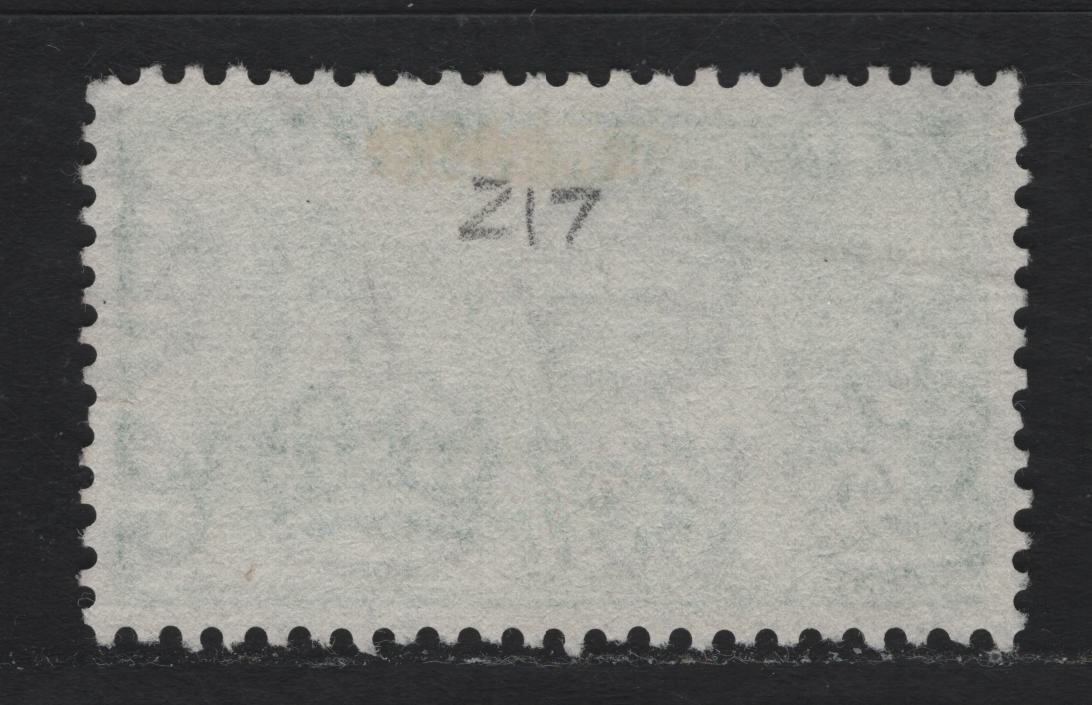 Lot 341 Barbados #272var 2c Emerald Green Sugar Cane, 1950-1952 King George VI Pictorial Issue, A VF Used Single 1950 Printing On Very Thin, Translucent Paper, Distinctly Thinner Than Normal, Unlisted in Gibbons