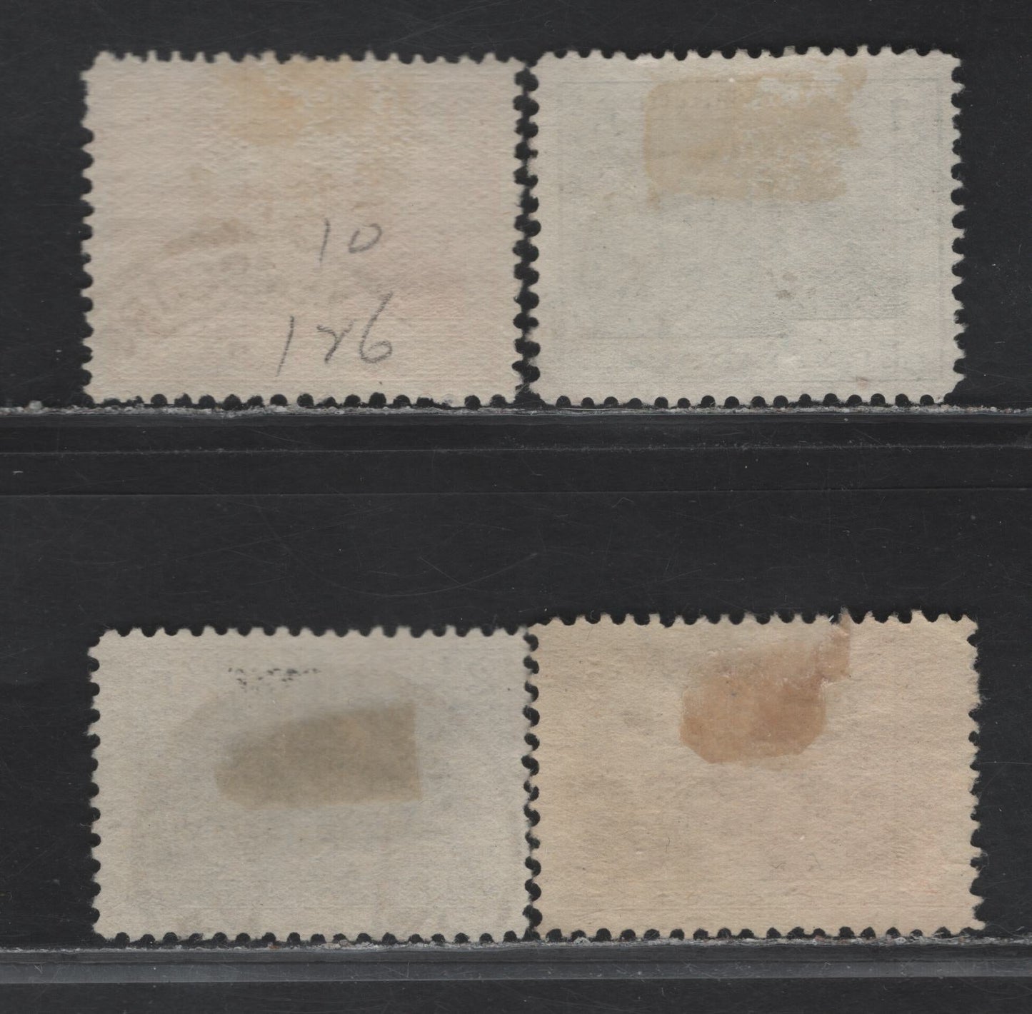Lot 38 Luxembourg SC#126-128, 130b 1fr - 5fr Carmine - Dark Violet , 1921-1934 Pictorial Issue, 4 Very Fine Used Singles, Perfs 11.5x11 & 11.5