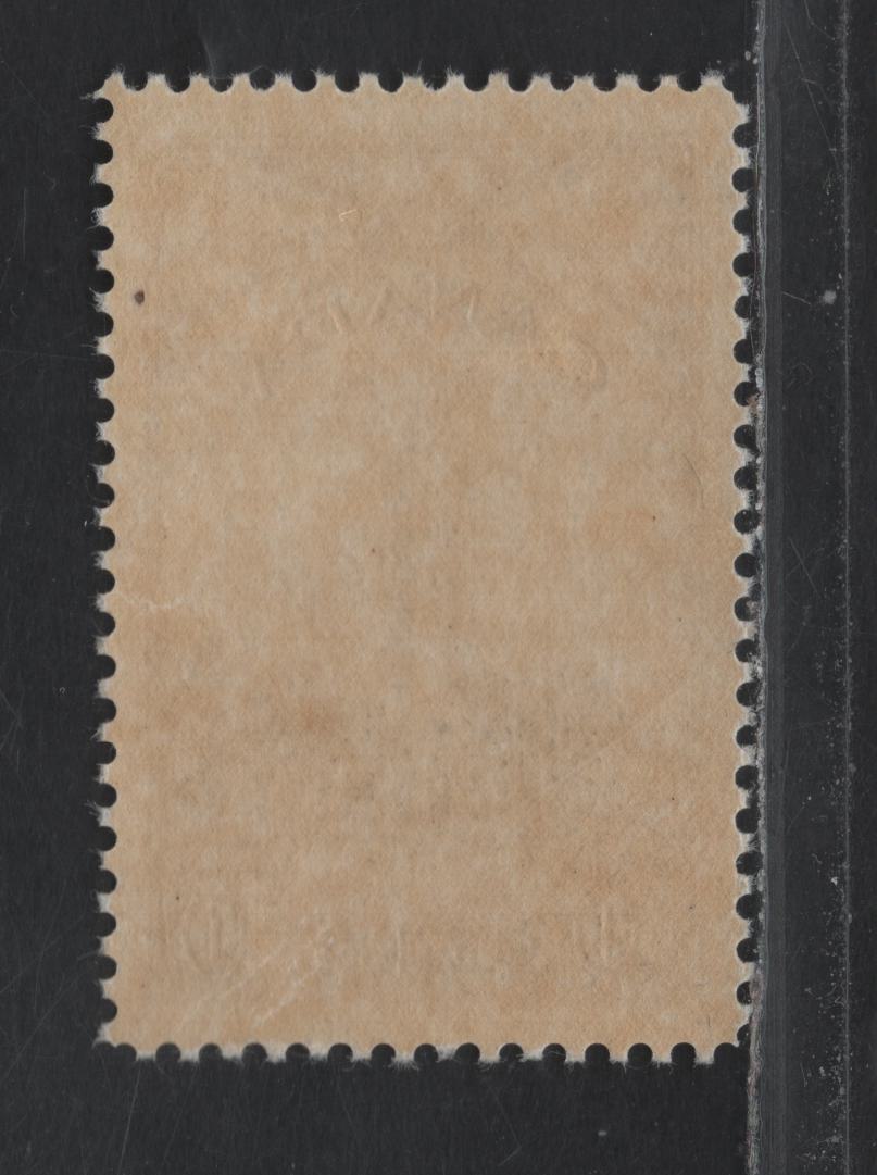 Lot 140 Canada (C) #257 10c Deep Chocoalte Brown Parliament Building, 1942-1943 KGVI War Issue, A VFNH Single, CBN-KKKK Paper, Perf 12