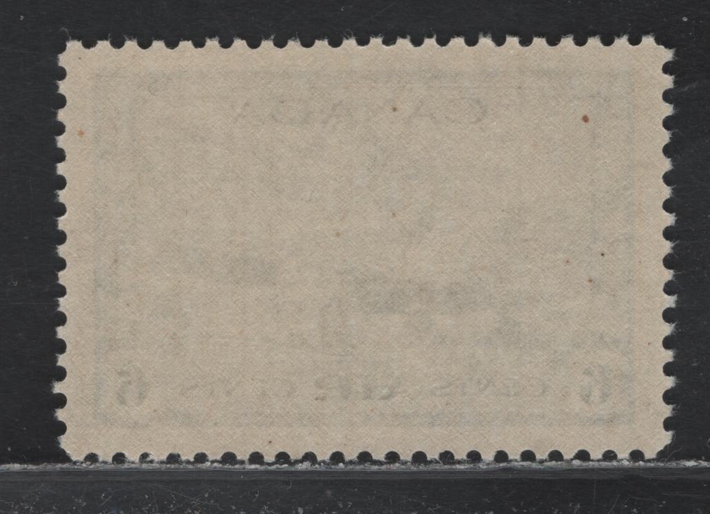 Lot 238 Canada #C7 6c Light Blue Air Training Plan, 1942-1943 Airmail War Issue, A VFNH Single, CBN-GGGG Paper, Perf 12