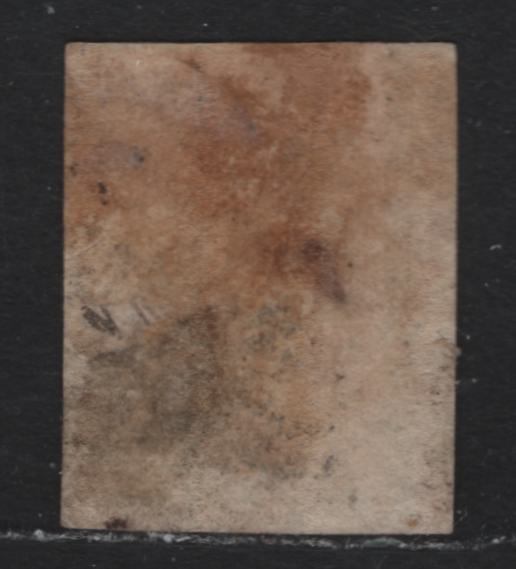 Lot 57 India (C) SG#12 1a Pale Red , 1854 Lithographed Queen Victoria Issue, An Ungraded Single, Die 1, Sound, With No Margins To Speak Of.
