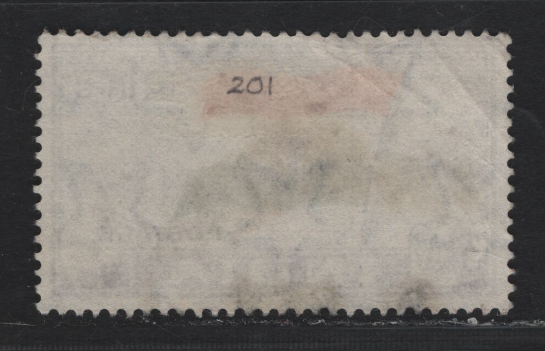 Lot 70 India (C) SG#302w 3.5a Orange Red, Blue & Green , 1947 Independence Issue, Inverted Wmk, A Fine Used Single, Small Light Diagonal Bend