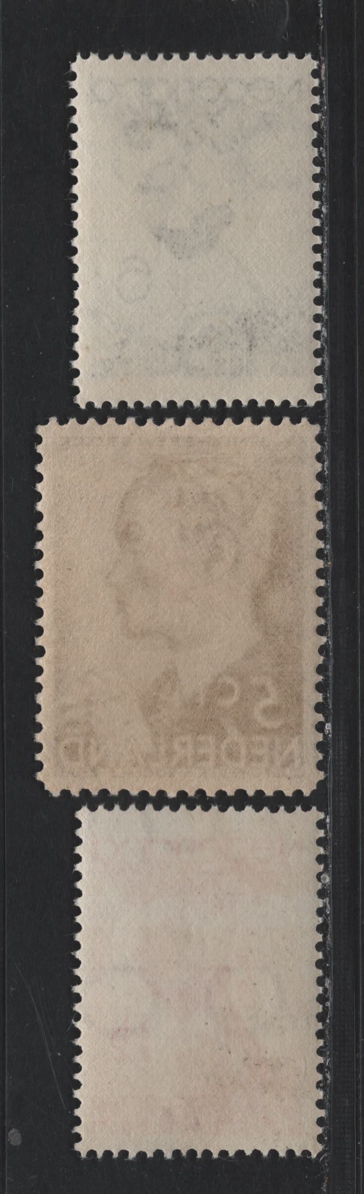 Lot 70 Netherlands SC#B62, B78, B84 5c+3c - 6c+4c Black Brown , 1935 Social & Cultural Projects - Child Welfare Semi Postals, 3 VFNH Singles