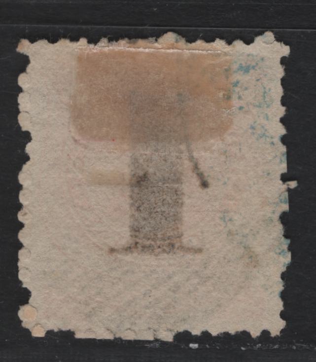 Lot 225 Argentina SC#30 1c on 5c Vermillion , 1877 Surcharged Issue, A Fine Used Single