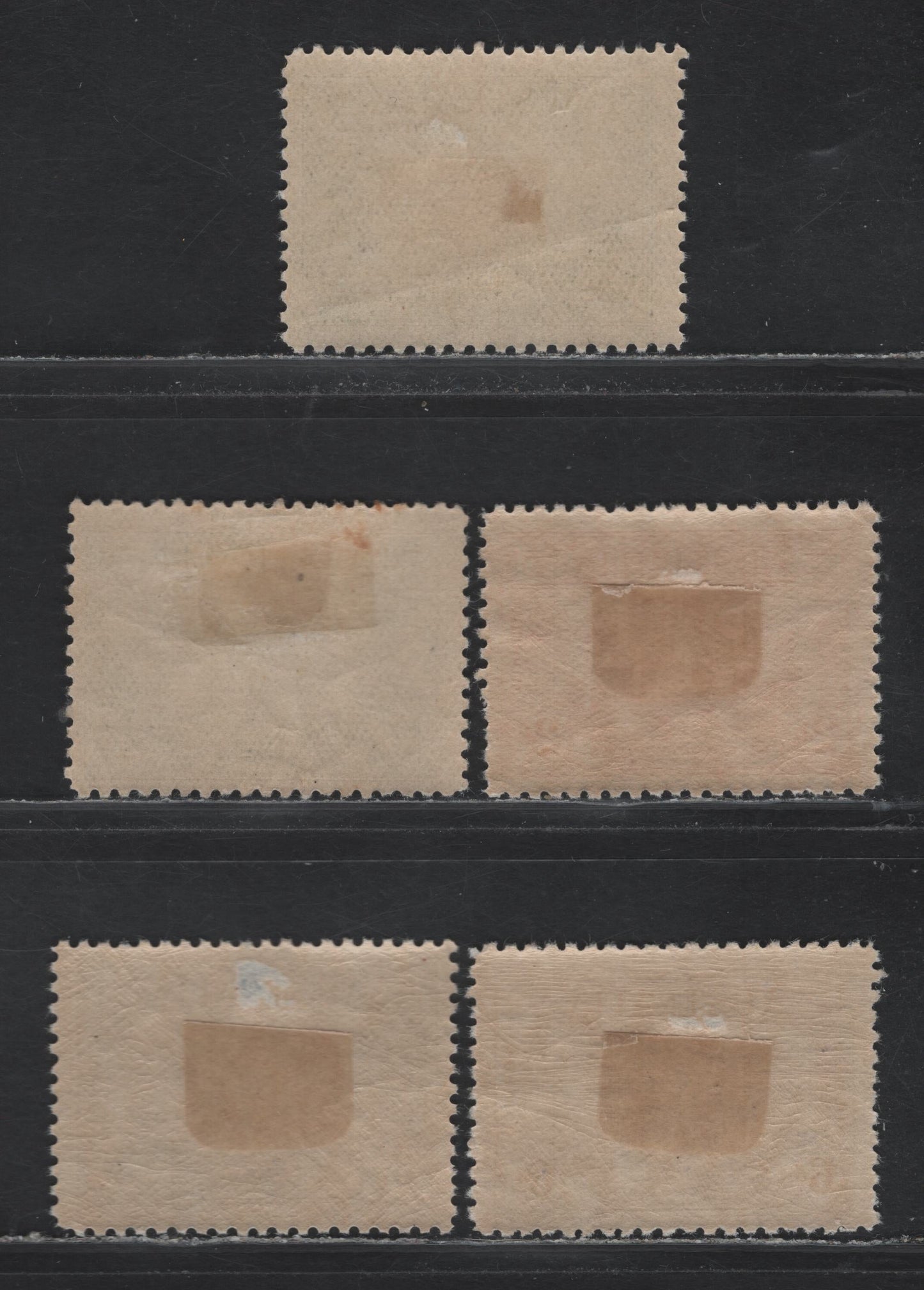 Lot 232 Australia SC#111-112, C1, C3 2d - 6d Dull Red - Olive Brown , 1929-1931 Trans-Oceanic Flights - Airmail Issues, 5 VFNH, Fine OG and VFOG Singles