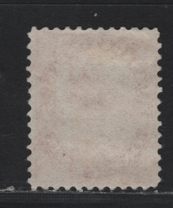 Lot 322 Canada #14 1c Rose , 1859-1864 First Cents Issue, A Fine Used Single, Cents-A Paper, Nice, Light Face Free Cancel, Perf 12.