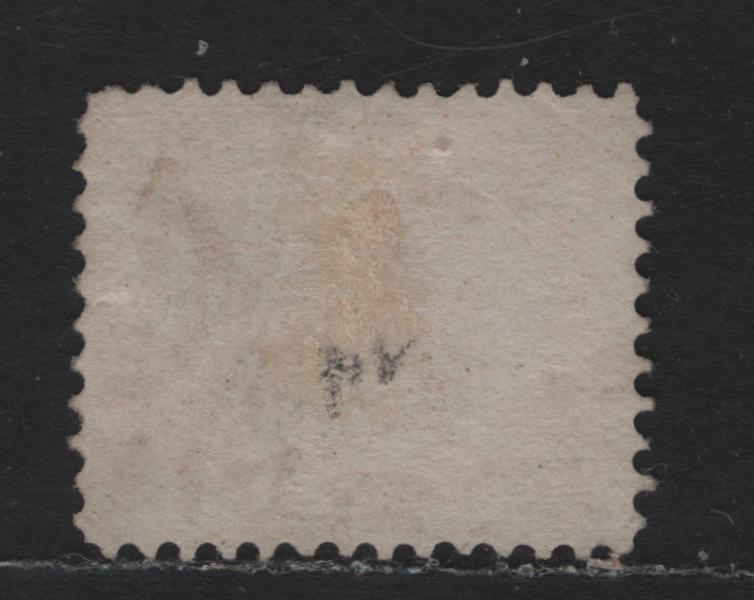 Lot 327 Canada #15ii 5c Orange Red , 1859-1864 First Cents Issue, A Fine Used Single, Cents-J Paper, Perf 12