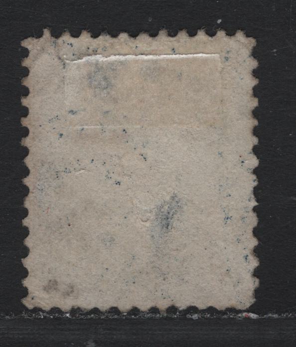 Lot 337 Canada #19 17c Blue , 1859-1864 First Cents Issue, A Fair Used Single, Cents-C Paper, Perf 12x11.75, Tear At The Top Diagonally Through UR '8d', Two Small Thin Spots On The Back.