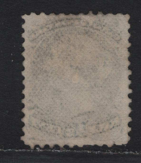 Lot 23 Canada #21a 1/2c Black , 1868-1876 Large Queen Issue, A Fine Used Single, Mid Montreal Printing, MM-D Paper, Perf 11.6x12.