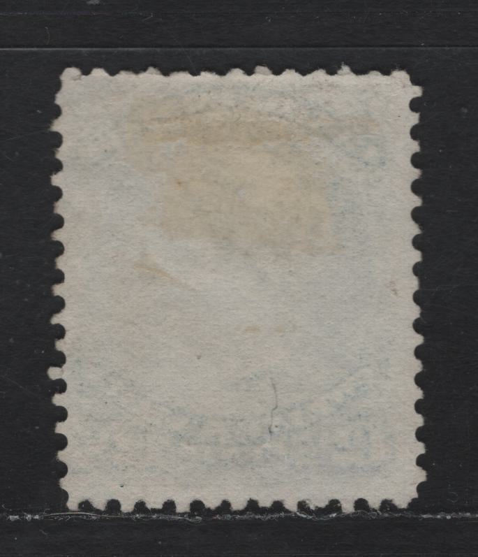 Lot 46 Canada #28 12.5c Blue , 1868-1876 Large Queen Issue, A Good Used Single, FO-BB Paper, Perf 12, Small Internal Tear Near Left Base Of The Bust.