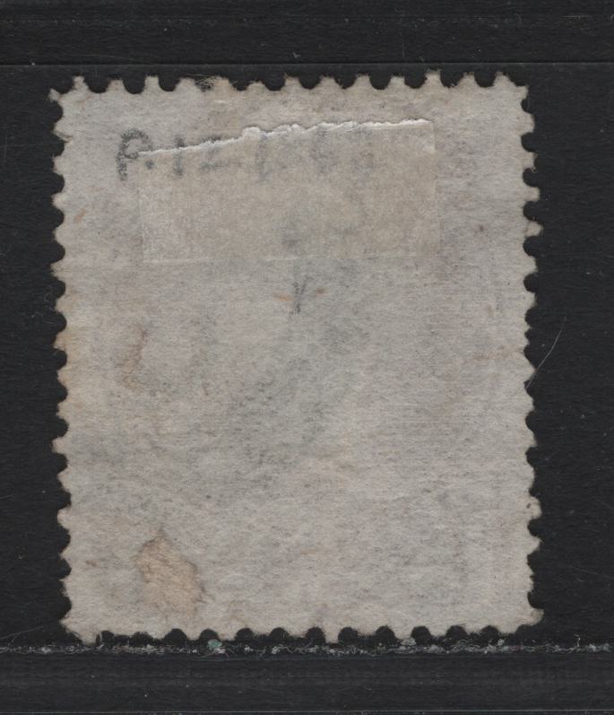 Lot 50 Canada #29b 15c Red Lilac , 1868-1876 Large Queen Issue, A Very Good Used Single, FO-S Paper (Duckworth 2), Perf 12x12.1 & 12, A Couple of Small Wrinkles.
