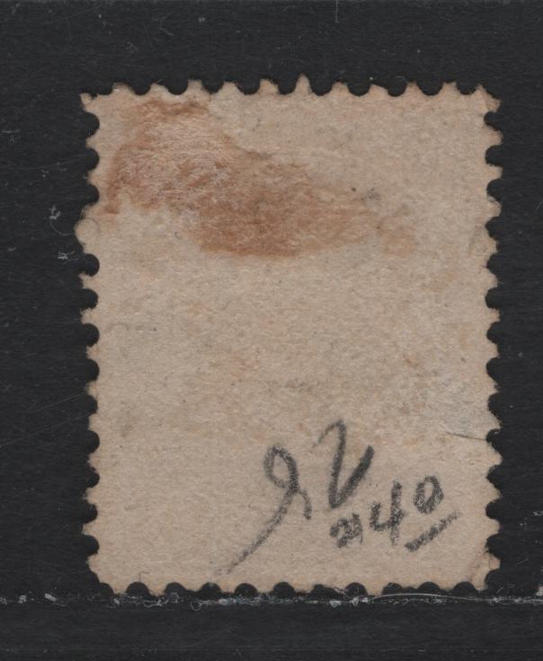 Lot 26 Canada #40e 10c Pale Milky Rose Lilac Queen Victoria, 1870-1893 Small Queen Issue, A Very Good Used Single, MM-G Paper, Perf 11.6x12