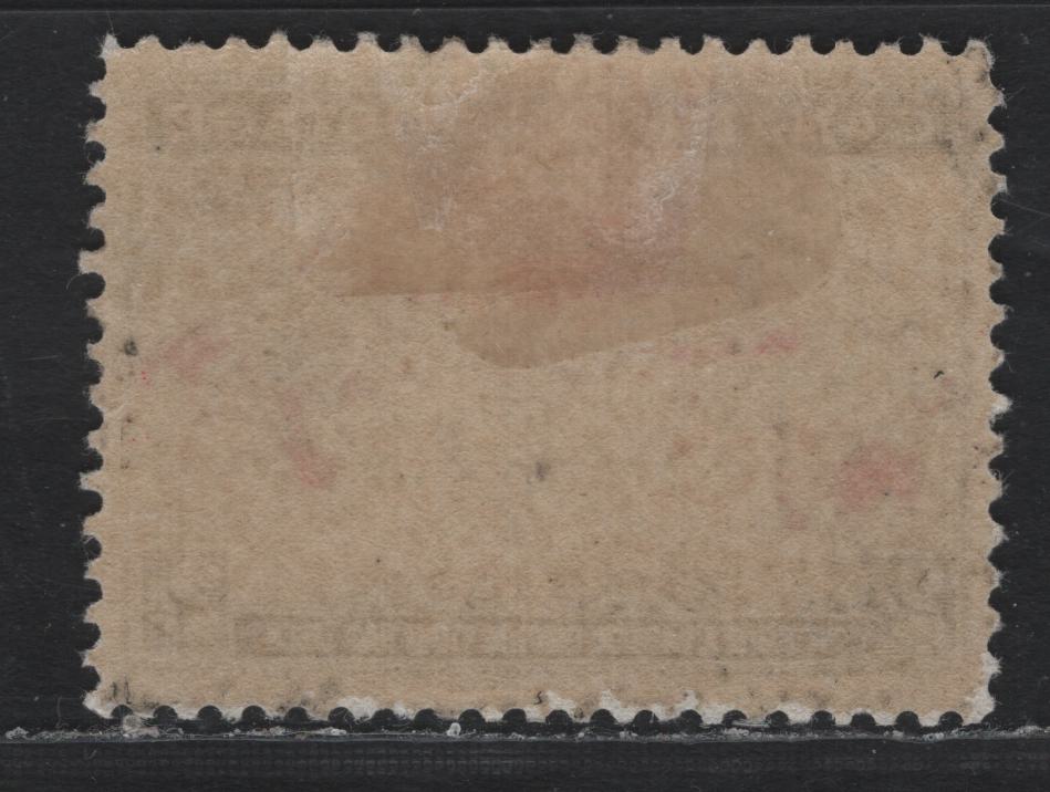 Lot 128 Canada #85 2c Black, Pale Purple & Aniline Red Mercator's Projection, 1898 Imperial Penny Postage Issue, A VFOG Single, ABN-AA Paper, Perf 12x11.9, Several Small Extra Islands.
