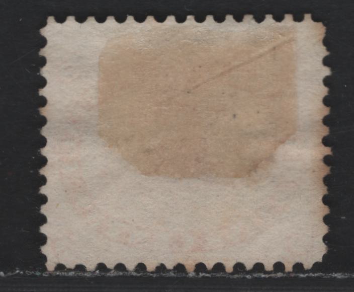 Lot 6 (C) Canada #15 5c Vermillion Beaver, 1859-1864 First Cents Issue, A Fine Used Single, Medium Horizontal Wove Paper, Unchecked As To Exact Paper Type, 4 Rinf #35 Numeral Cancel For Prescott, VC, Rated As Very Scarce (5).