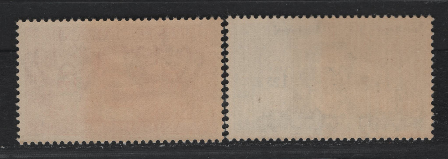 Lot 126 Italy SC#275-276 1.25l - 1.75l Deep Blue - Orange, 1932 Dante Alighieri Society Issue, 2 VFNH Singles