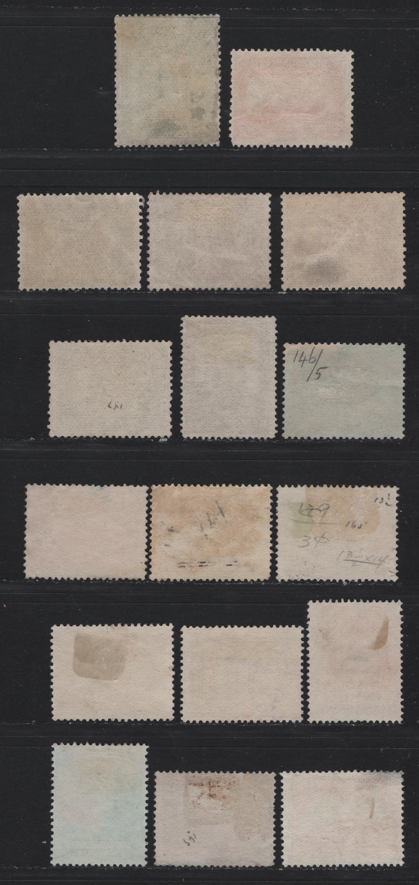 Lot 254 Newfoundland (C) #145-147, 164-166, 169, 155, 173 1c - 10c Deep Green - Violet, 1928-1931 Publicity Issues, 17 Fine Used Singles, A Selection Of 1st, 2nd & 3rd Publicity Issues, Unchecked With Regards To Paper & Perfs
