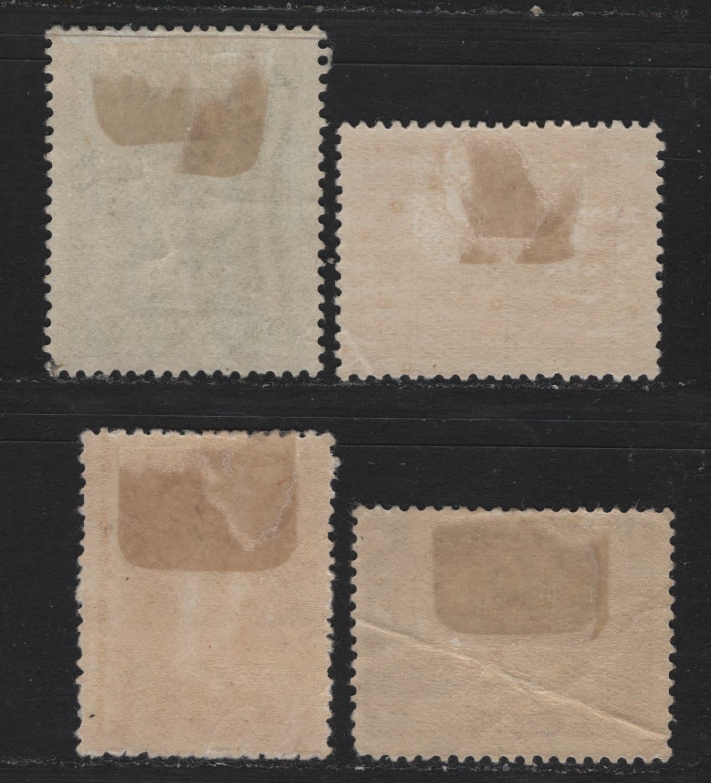 Lot 256 Newfoundland (C) #163, 165-166, 169 1c - 10c Green - Violet, 1929-1931 Re-Engraved Publicity Issues, 4 VG/FOG Singles, 10c Has A Diagonal Crease, 1c Is Perf 13.5, 3c Is Perf 13.7x13.8, 4c Is Perf 13.5x13.8 & 10c Is Perf 13.8