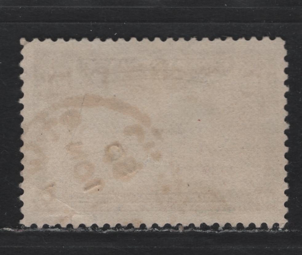 Lot 46 Canada #101 10c Dark Purple, 1908 Quebec Tercentenary Issue, A Very Fine Used Single, ABN-B Paper, Perf 12, St Catherines, ONT Cancel November 14 1908.