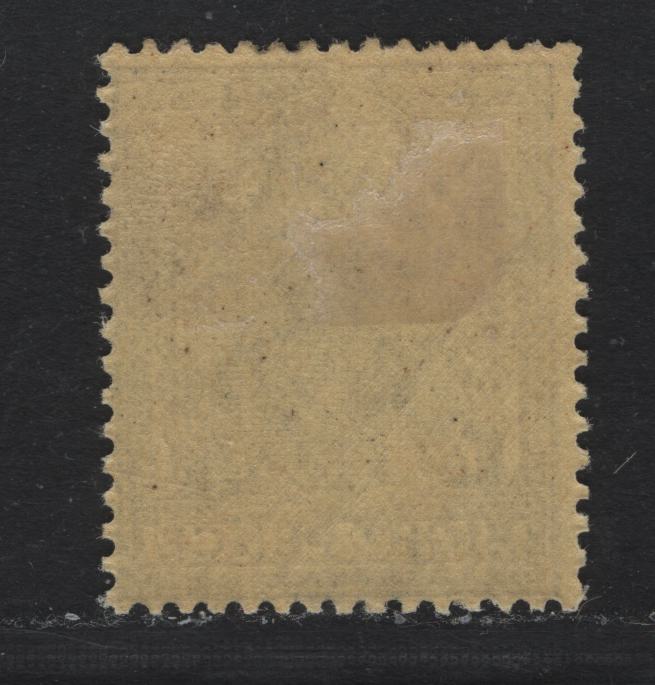 Lot 158 Great Britain SG#390 8d Black on Yellow, 1913-1924 KGV Profile Heads Issue, A FOG Single, Royal Cypher Wmk