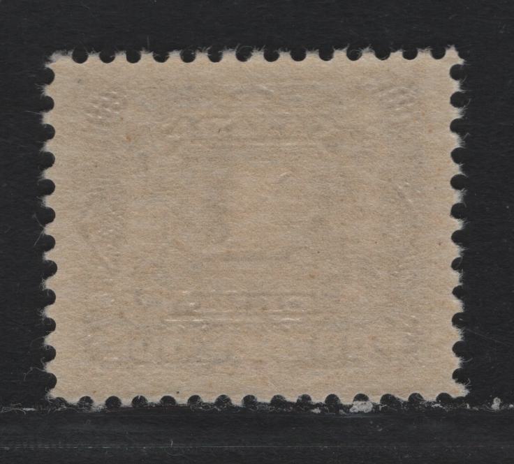 Lot 245 Canada #J1c 1c Blackish Lilac , 1906-1928 Postage Dues, A VFOG Single, ABN-F Paper, Showing A Large Diagonal Burr To Left Of 'O' In Postage, Perf 11.9, Gum Is NH.