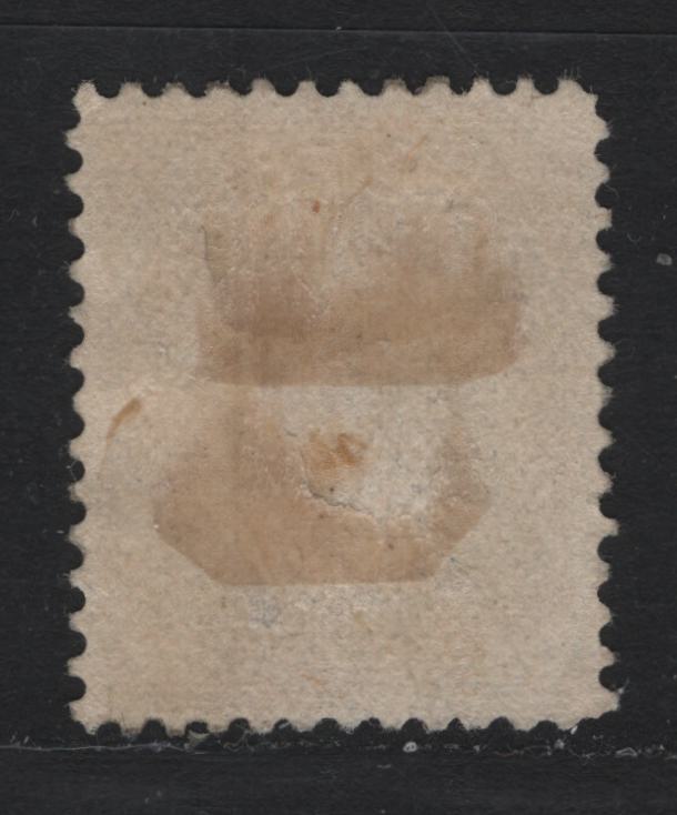 Lot 38 Canada #113iv 7c Greenish Yellow , 1911-1925 KGV Admiral Issue, A Very Fine Used Single, ABN-A Paper, Perf 12x11.9