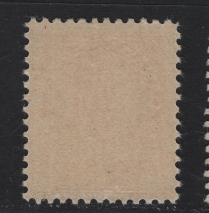 Lot 7 Canada #105 1c Yellow Orange , 1911-1925 KGV Admiral Issue, A VFNH Single, ABN-E Paper, Die 1, Wet Printing, Perf 12x11.9, Retouched Frameline.