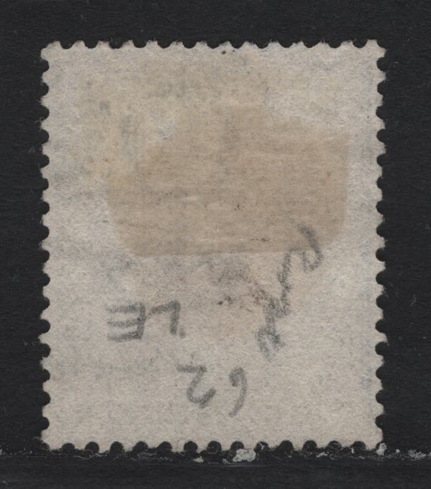 Lot 87A Great Britain SG#147 6d Gray, 1873-1880 Queen Victoria Surface Printed Issue, A Fine Used Single, Plate 14, Light Diagonal Crease, Light Cancel For This Value.
