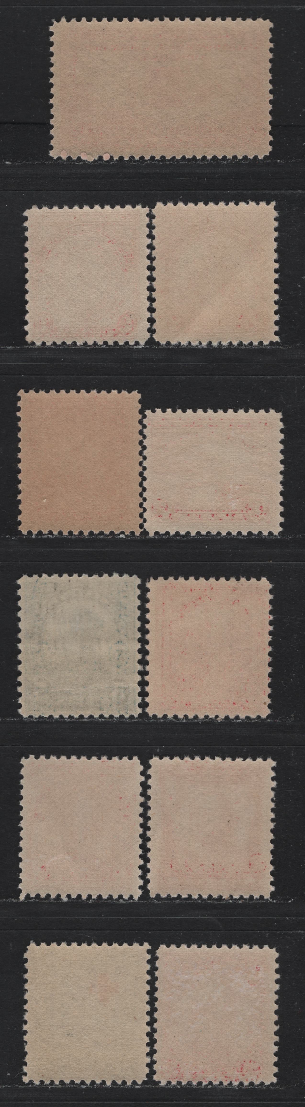 Lot 163 United States SC#643, 648-649, 657, 680-682, 688-690, 702 2c Carmine Rose - Black & Red , 1927-1931 Vermont Sesquicentennial - Red Cross Issues, 11 VFNH Singles, Well Centered VFNH Singles