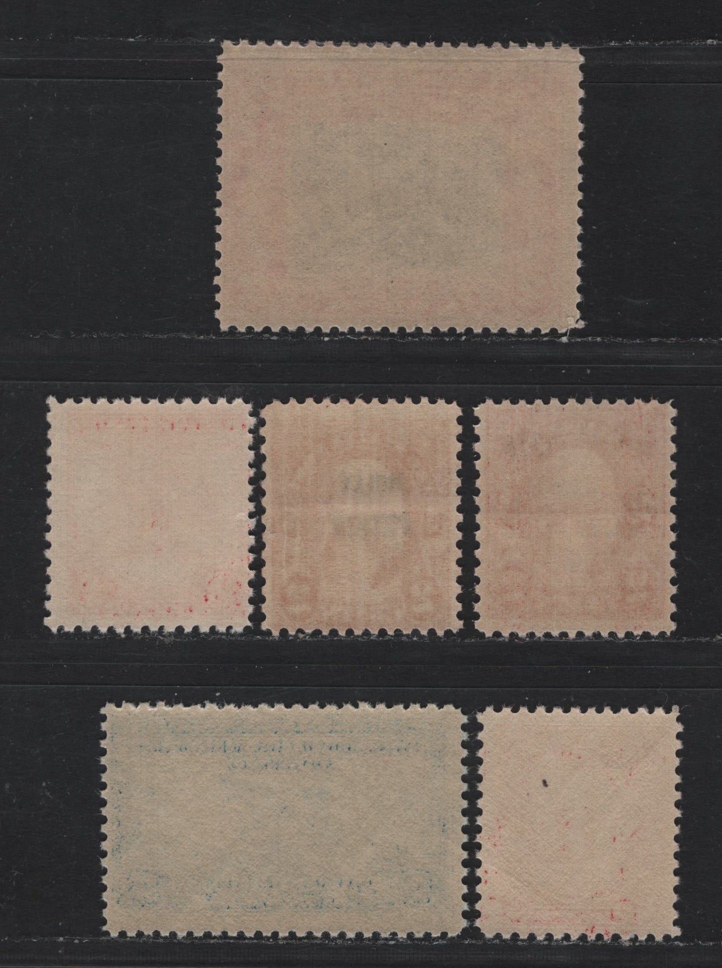 Lot 166 United States SC#645-647, 650-651, 683 2c Carmine - Carmine Rose , 1928-1930 Valleyforge - Carolina Charleston Issues, 6 FNH Singles