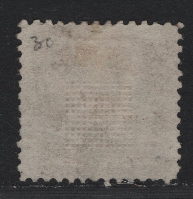 Lot 17 United States SC#113 2c Brown , 1869 Presidents Issue, A Fine Used Single, Perf 12, Full Grill Impression, Segmented Cork Cancel.