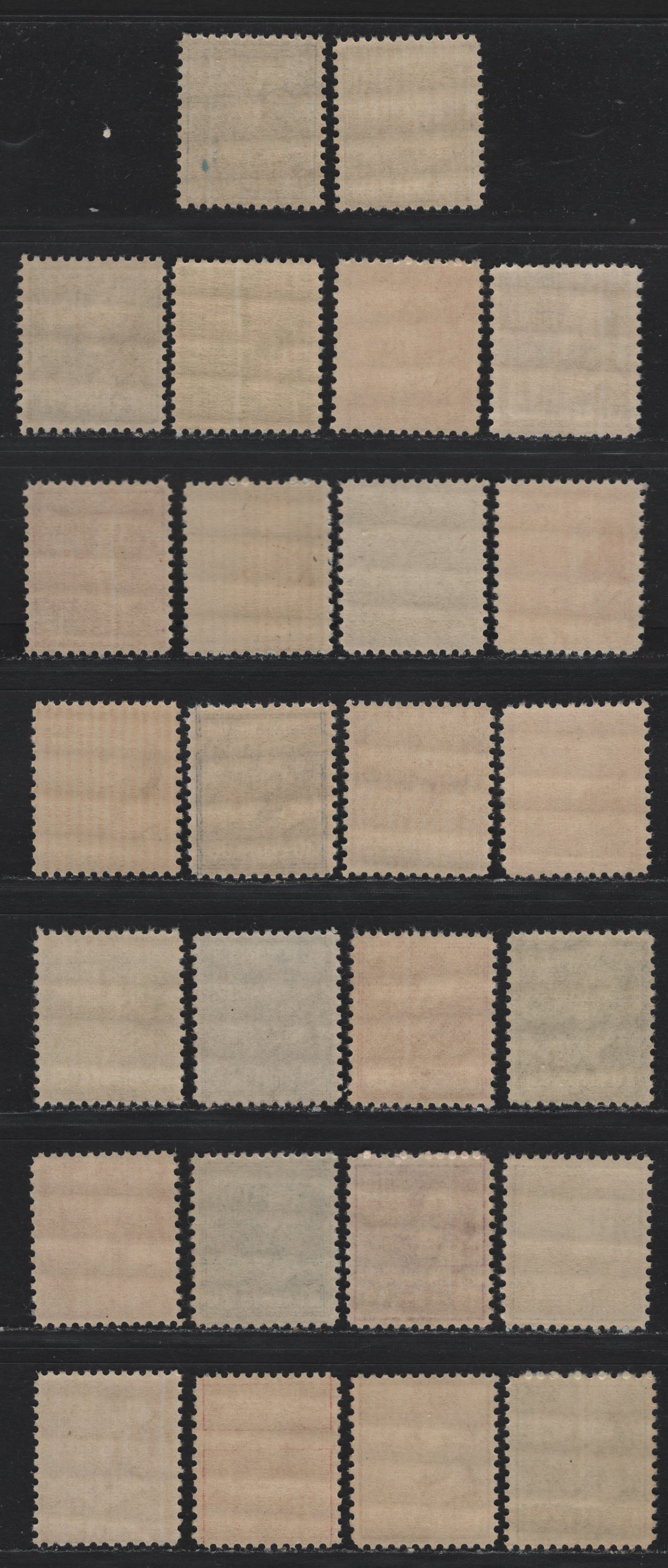 Lot 198 United States SC#803-807, 809-810, 812-831 1/2c - 50c Orange - Mauve, 1938-1954 Presidental Issue, 26 F/VFNH Singles, Nearly Complete & Mostly VF Short Set To The 50c, Missing Only The 4c, 6c & 10c