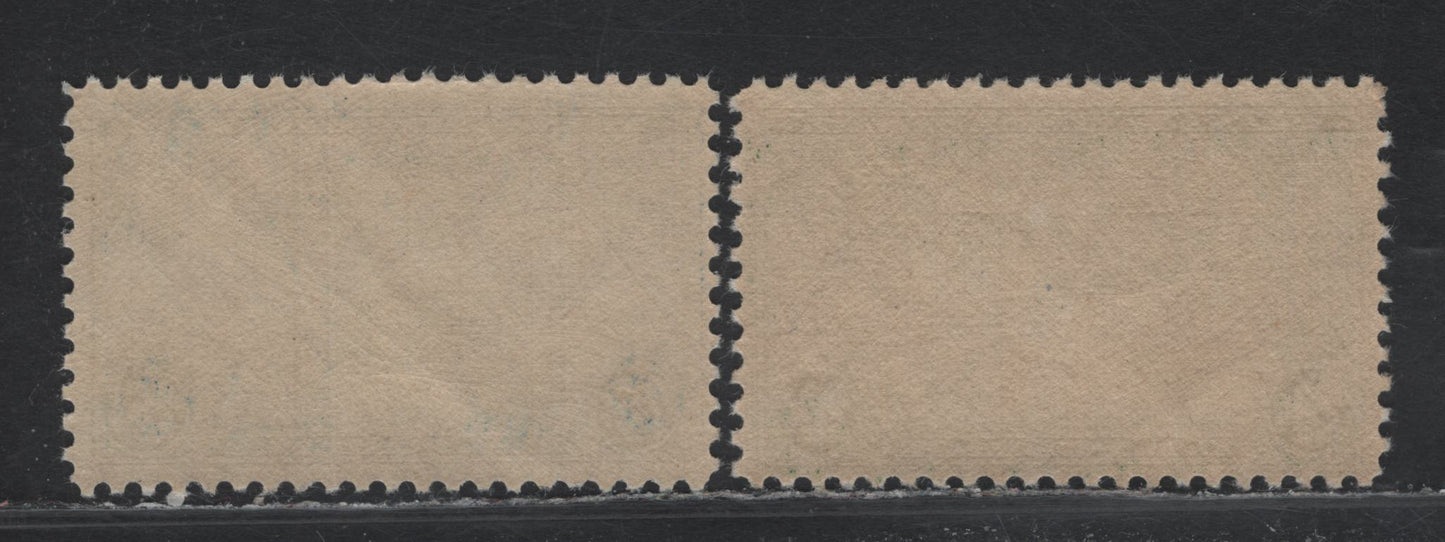 Lot 213 United States SC#C20-C21 25c - 20c Blue - Green, 1935-1937 Transpacific Issue, 2 VFNH Singles