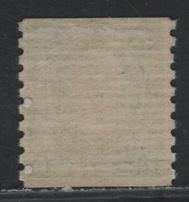 Lot 219 Canada #205 1c Myrtle Green, 1933 KGV Medallion Coil Issue, A VFNH Coil Single, BABN-AA Paper