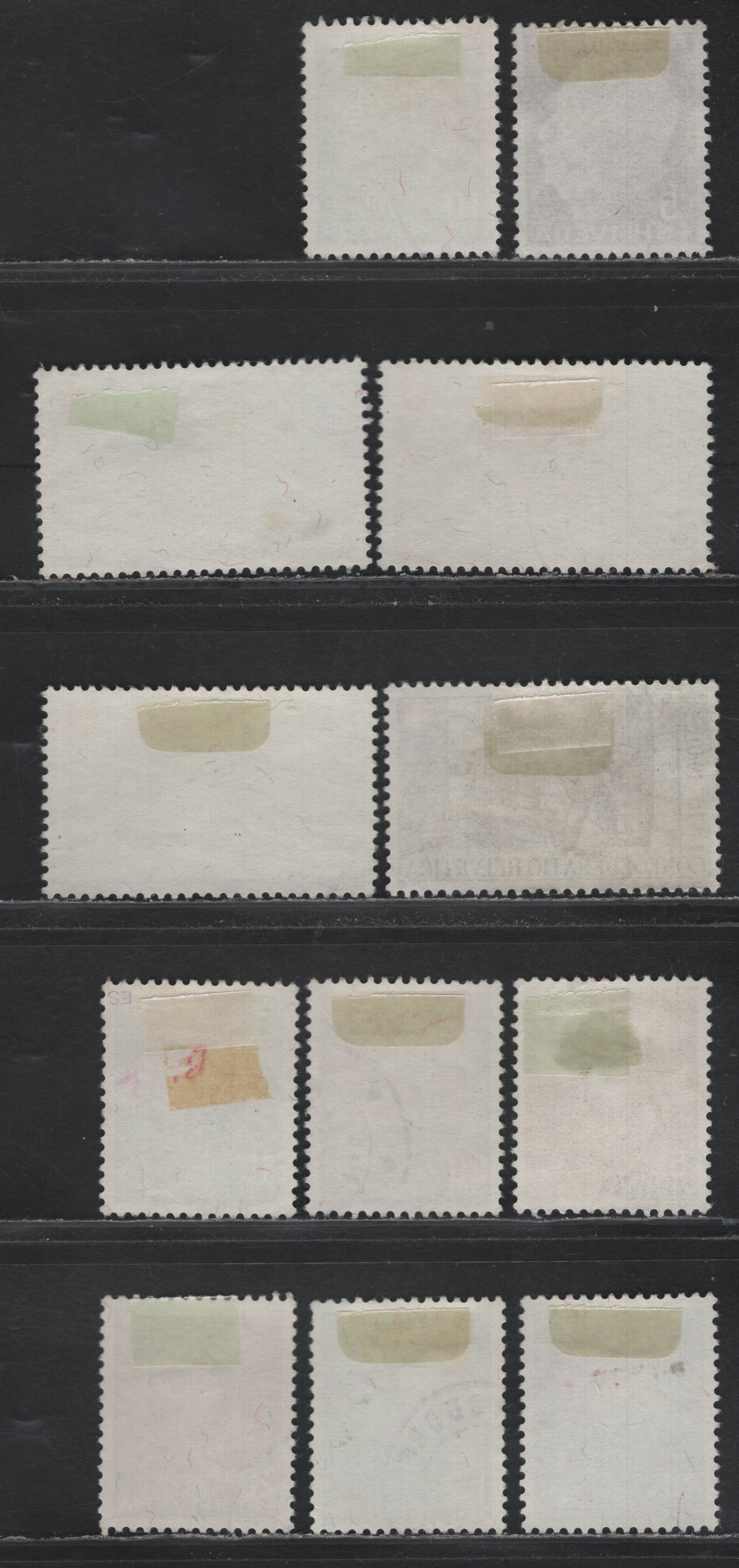 Lot 126 Switzerland Scott#B179-B188, B190 5c+5c - 40c+10c Dark Violet Brown - Blue, Lavender & Yellow , 1948-1949 Semi Postal Issues, 12 Very Fine Used Singles