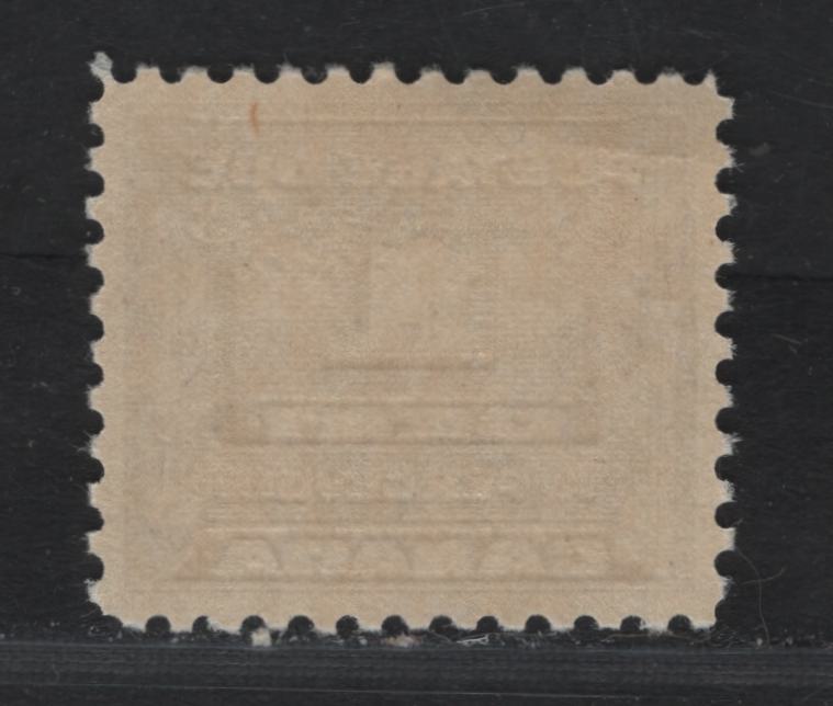 Lot 59 Canada (C) #J11 1c Bluish Violet , 1933-1934 Third Postage Due, A VFOG Single, BABN-II Paper, Perf 10.9x10.7
