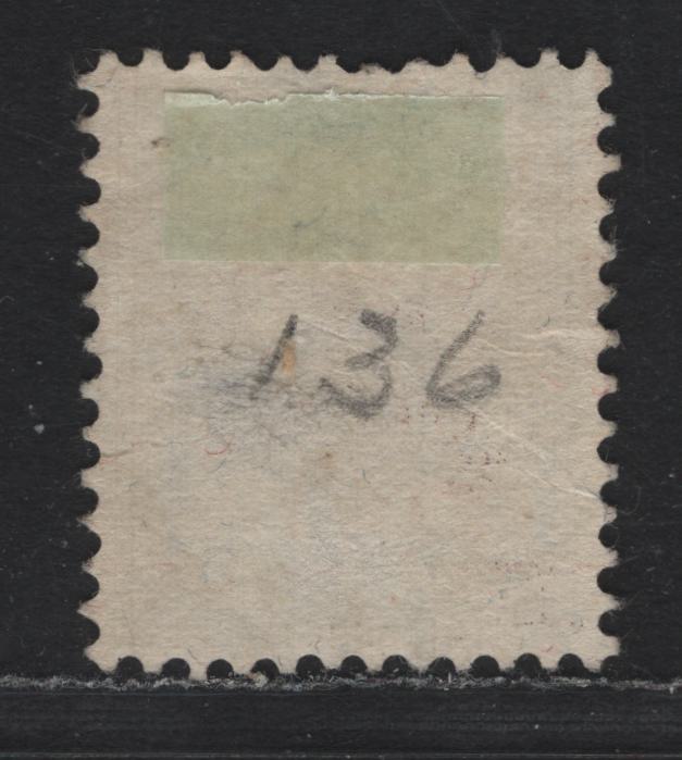 Lot 82 Switzerland Scott#136a 40c Red Violet & Yellow , 1907-1925 William Tell's SON & Helvetia Issue, A Very Fine Used Single, Showing Full Name Of Designer On Rock, Elusive With This Inscription