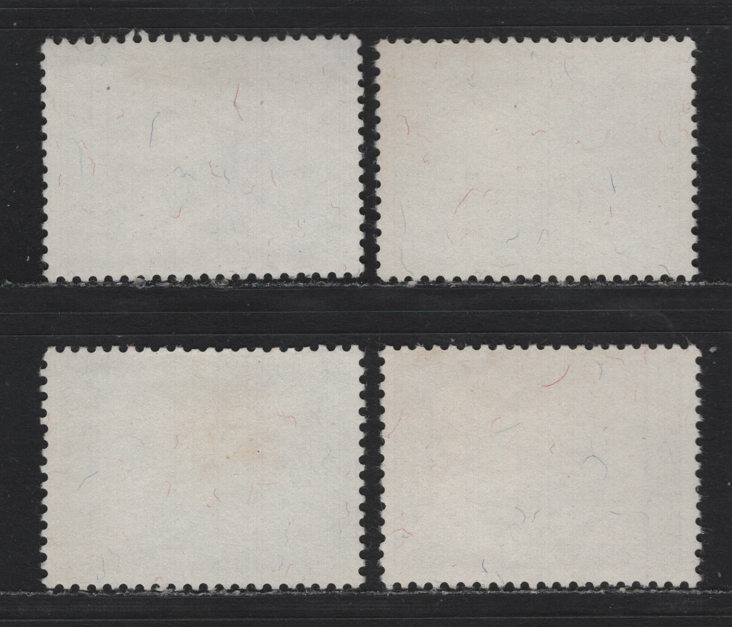 Lot 381 Liechtenstein (C) SC# 10rp - 2fr Violet Black - Olive Brown , 1943 Reclamation of Canal Land Issue, 4 Very Fine Used Singles, Probable Favor Cancelled, The 10rp Appears To be Genuinely Postally Used